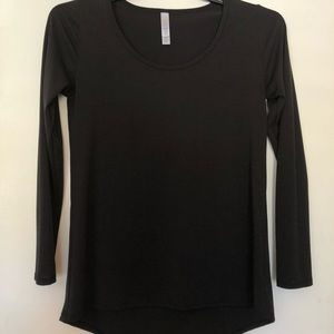 Solid Black LuLaRoe XS Lynnae